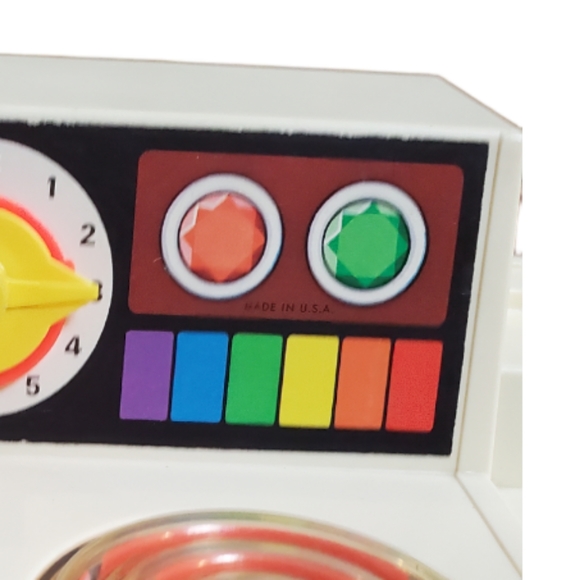 Vintage 1978 Fisher Price Stove Top Toy Range Glow Magic Burners #919 Made USA - Picture 15 of 15